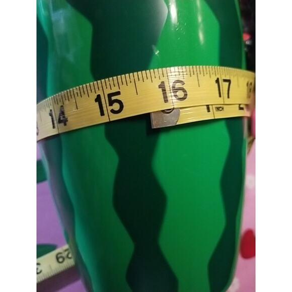 Large Watermelon Drink Tumbler W Straw Reusable Summer Theme-NEW - Picture 7 of 7